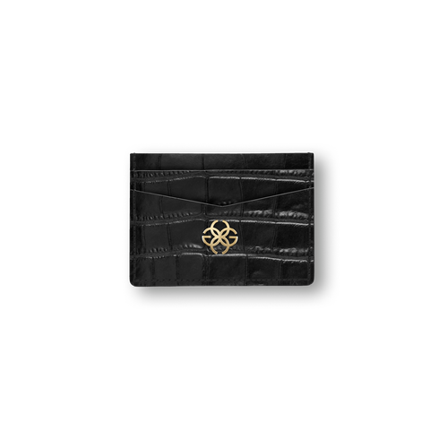 Card Holder / Croco Embossed