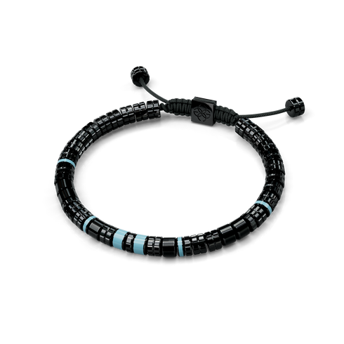 Bracelet / EV - Black - Curacao Blue