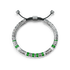 Bracelet / EV - Silver - Green