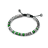 Bracelet / EV - Silver - Green