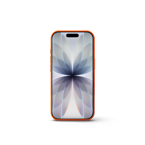 iPhone Case 17 & 18 - Vegan Leather - Orange