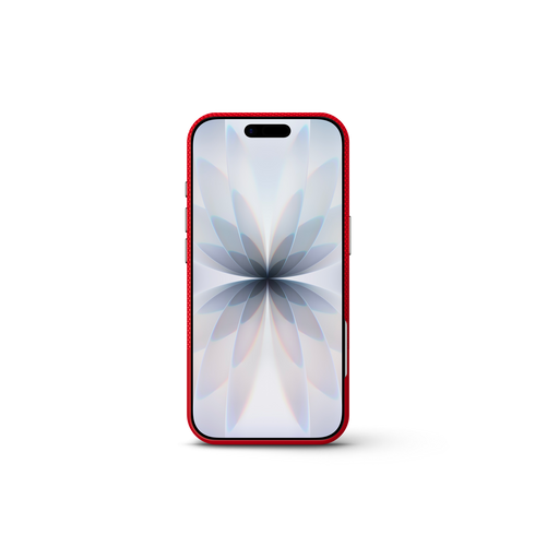 iPhone Case 17 & 18 - Vegan Leather - Red