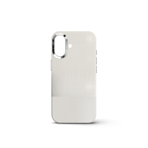 iPhone Case 17 & 18 - Vegan Leather - White