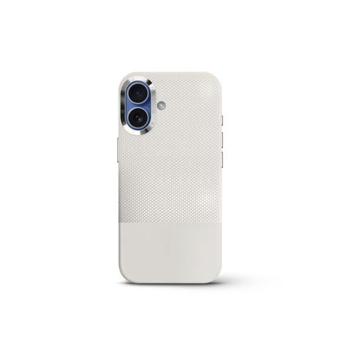 iPhone Case 17 & 18 - Vegan Leather - White