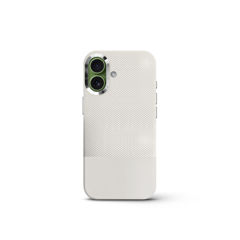 iPhone Case 17 & 18 - Vegan Leather - White