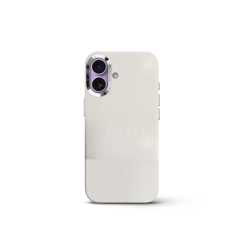 iPhone Case 17 & 18 - Vegan Leather - White