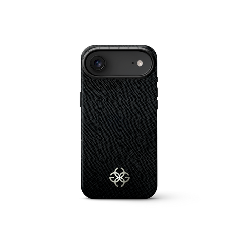 iPhone Case 17 - Saffiano Leather Logo