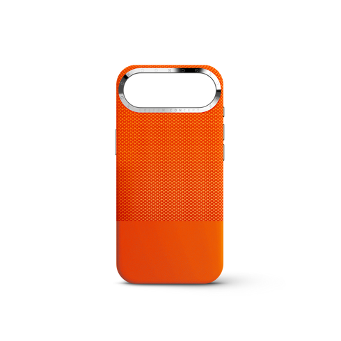 iPhone Case 17 & 18 - Vegan Leather - Orange