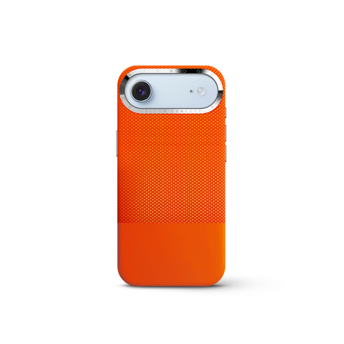 iPhone Case 17 & 18 - Vegan Leather - Orange