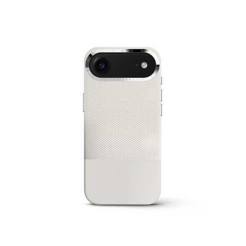 iPhone Case 17 & 18 - Vegan Leather - White