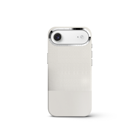 iPhone Case 17 & 18 - Vegan Leather - White