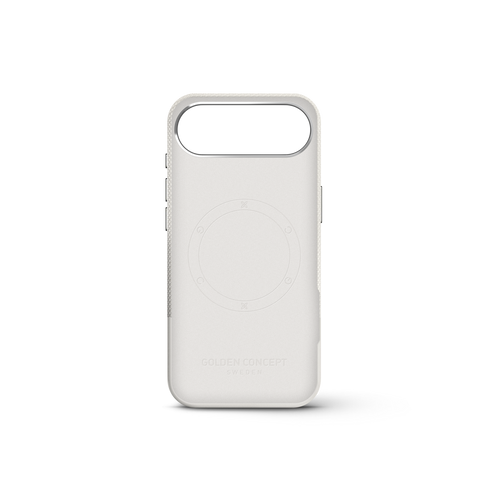 iPhone Case 17 & 18 - Vegan Leather - White