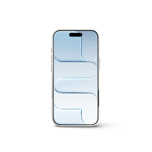 iPhone Case 17 & 18 - Vegan Leather - White