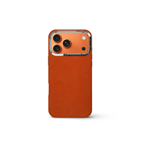 iPhone Case 17 - Alcantara - Orange