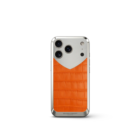 iPhone Case / RST17 - Magnetic Shield Alligator Edition - Matte Orange