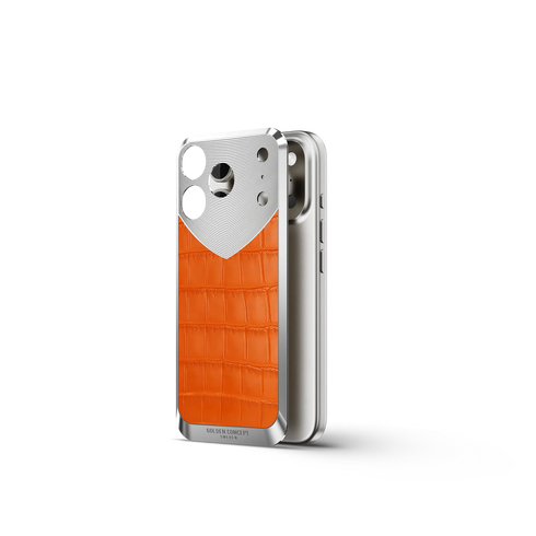 iPhone Case / RST17 - Magnetic Shield Alligator Edition - Matte Orange