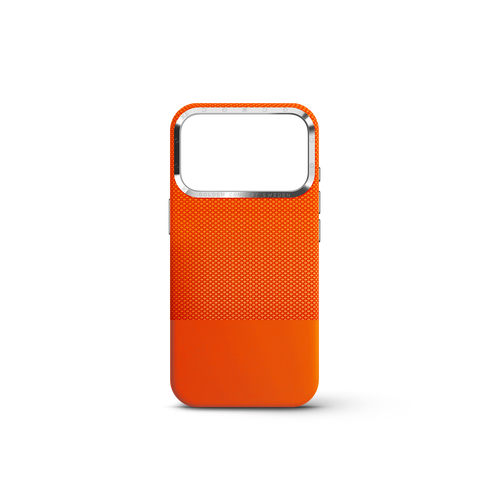 iPhone Case 17 & 18 - Vegan Leather - Orange