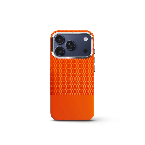 iPhone Case 17 & 18 - Vegan Leather - Orange