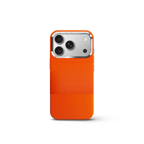 iPhone Case 17 & 18 - Vegan Leather - Orange