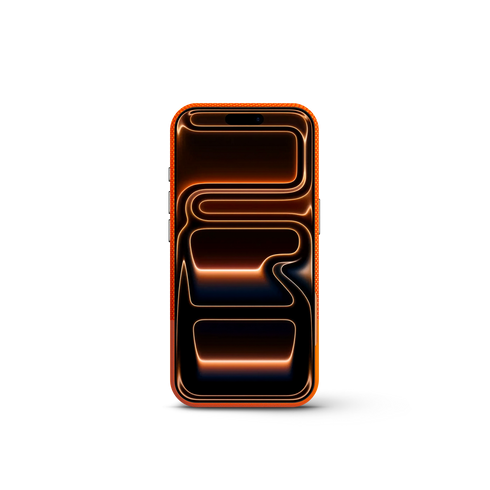 iPhone Case 17 & 18 - Vegan Leather - Orange