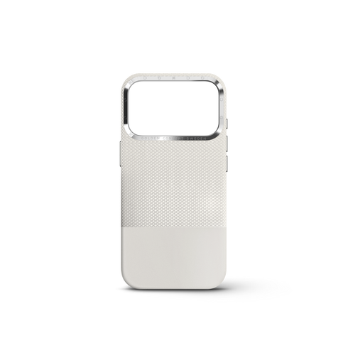 iPhone Case 17 & 18 - Vegan Leather - White