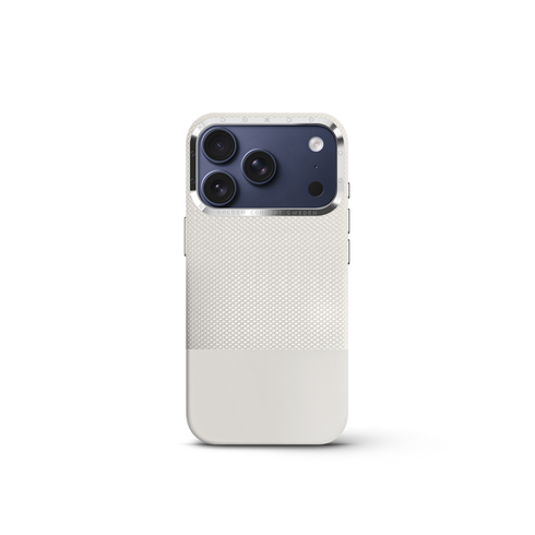 iPhone Case 17 & 18 - Vegan Leather - White