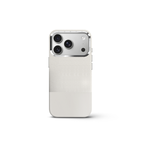 iPhone Case 17 & 18 - Vegan Leather - White