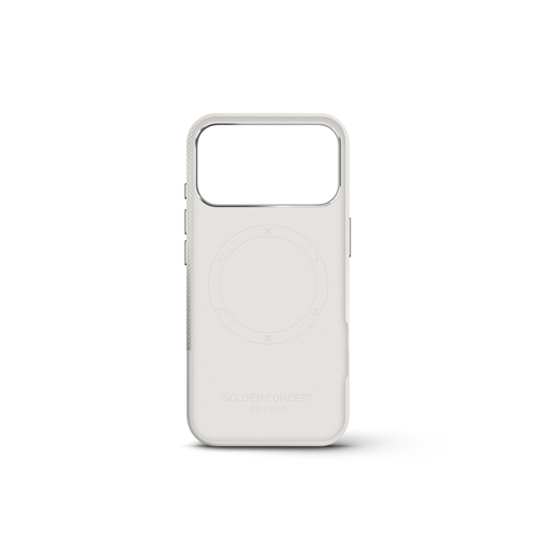 iPhone Case 17 & 18 - Vegan Leather - White