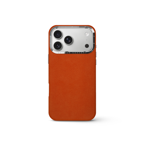 iPhone Case 17 - Alcantara - Orange