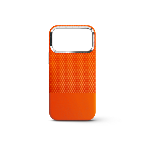 iPhone Case 17 & 18 - Vegan Leather - Orange