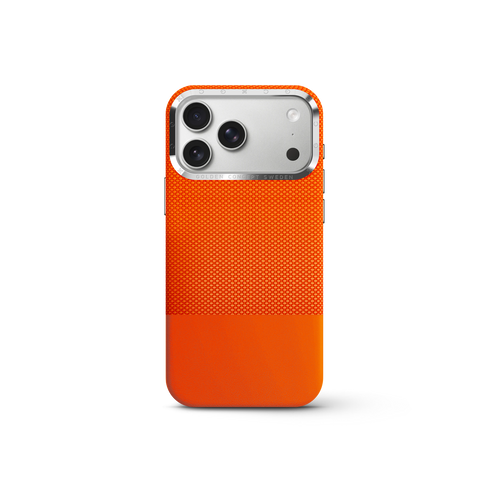 iPhone Case 17 & 18 - Vegan Leather - Orange