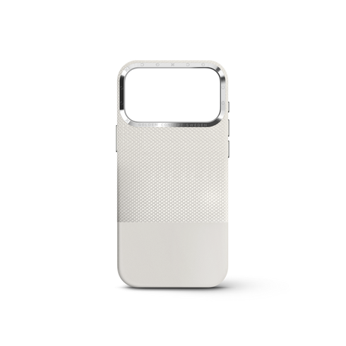 iPhone Case 17 & 18 - Vegan Leather - White