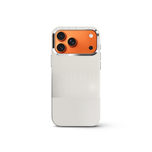 iPhone Case 17 & 18 - Vegan Leather - White