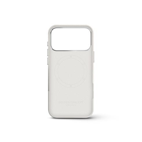 iPhone Case 17 & 18 - Vegan Leather - White