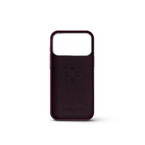 iPhone Case 17 & 18 - Alcantara - Burgundy