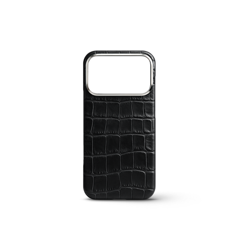 iPhone Case 17 & 18 - Alligator - Black