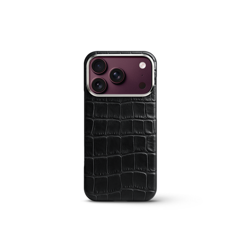iPhone Case 17 & 18 - Alligator - Black