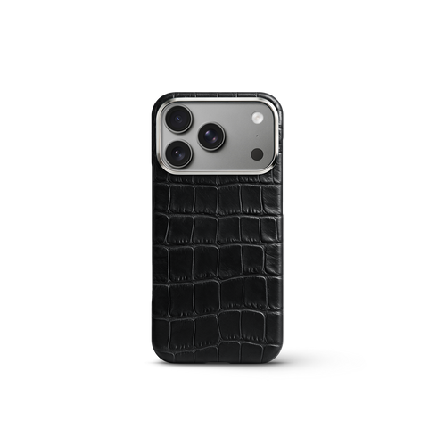 iPhone Case 17 & 18 - Alligator - Black