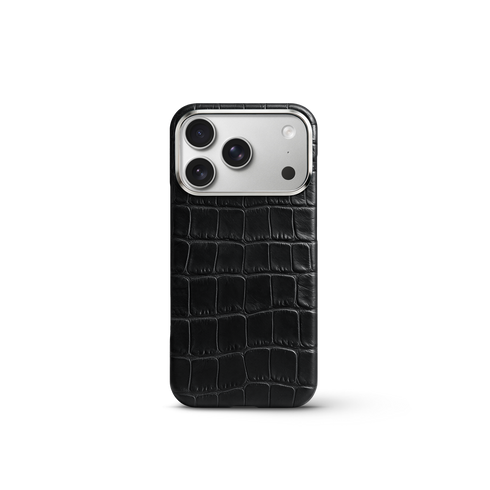 iPhone Case 17 & 18 - Alligator - Black