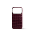 iPhone Case 17 & 18 - Alligator - Burgundy