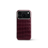 iPhone Case 17 & 18 - Alligator - Burgundy
