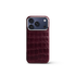 iPhone Case 17 & 18 - Alligator - Burgundy