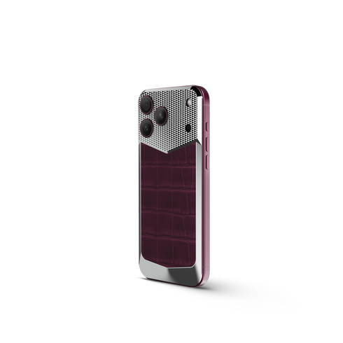iPhone Case / EV18 - Magnetic Shield Alligator Edition - Burgundy