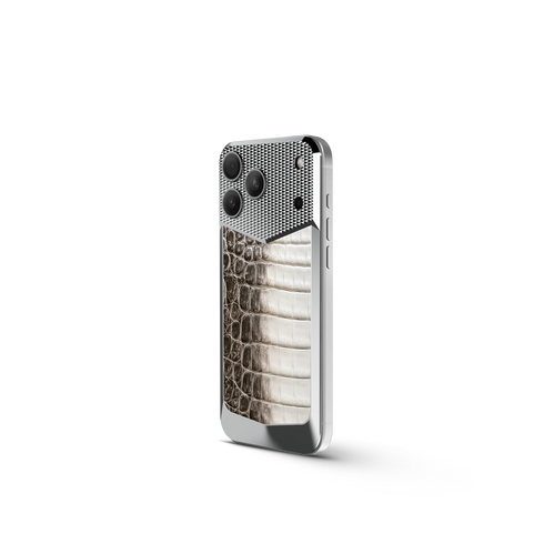 iPhone Case / EV18 - Magnetic Shield Crocodile Edition - Himalaya