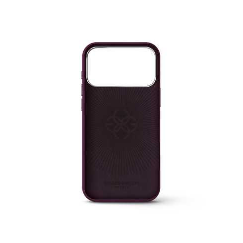 iPhone Case 17 & 18 - Alcantara - Burgundy