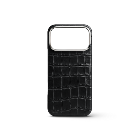 iPhone Case 17 & 18 - Alligator - Black