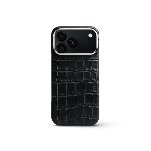 iPhone Case 17 & 18 - Alligator - Black