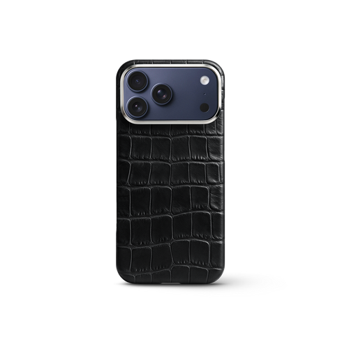 iPhone Case 17 & 18 - Alligator - Black