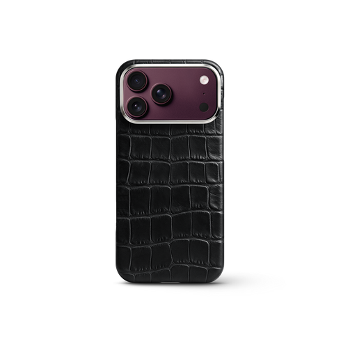 iPhone Case 17 & 18 - Alligator - Black