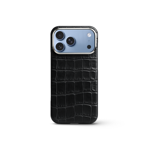 iPhone Case 17 & 18 - Alligator - Black